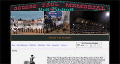 Desktop Screenshot of georgepaulmemorialbullriding.com